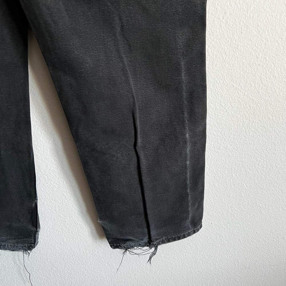 Carhartt faded black double knee work wear carpenter pants - Picture 11 of 12